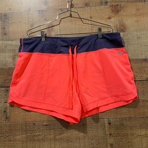 Avia Coral and denim blue Women's Athletic Shorts Size 2XL (Size 20)